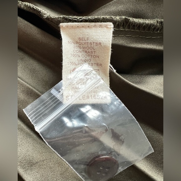 Mystree Wool Blend Button Down Jacket — Pleated Plaid & Faux Suede | NWT | Small - Picture 11 of 13